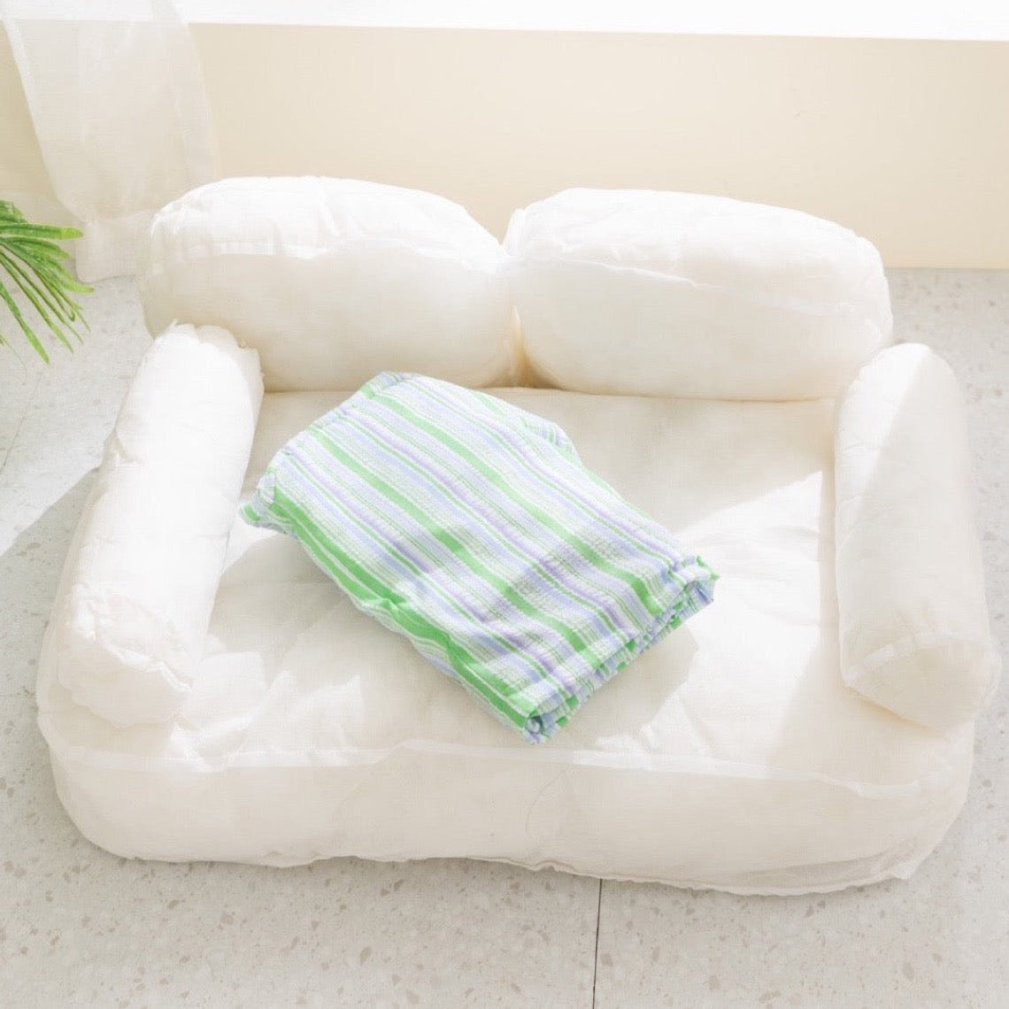 Luxury Orthopedic Dog Sofa Bed - Washable & All-Seasons