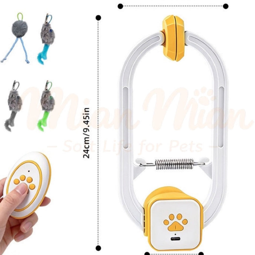 Interactive Dual-Mode Remote Control Cat Teaser