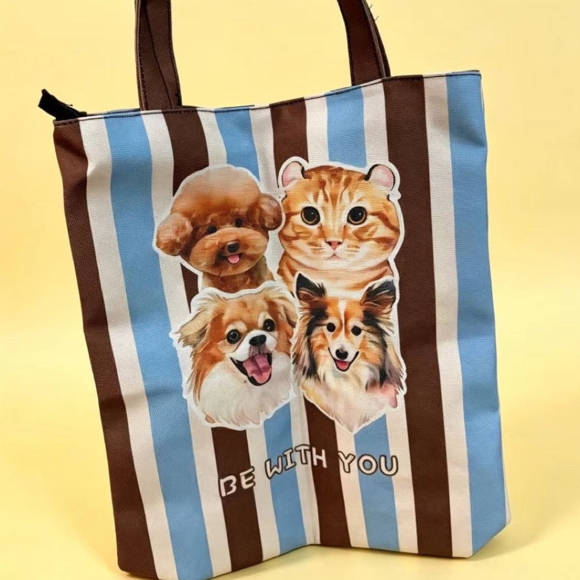 The Signature Custom Pet Photo Tote Bag