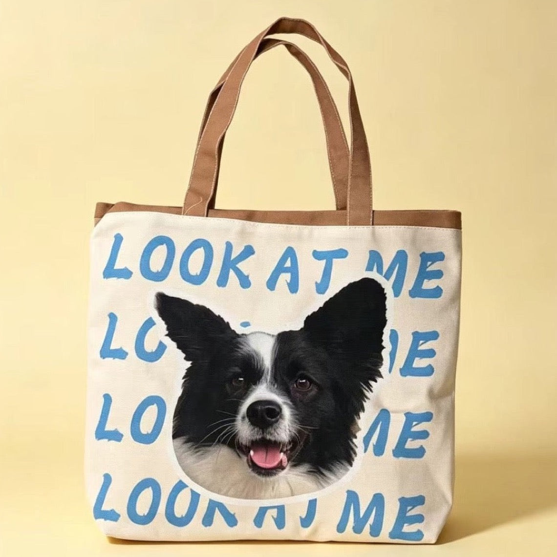 The Signature Custom Pet Photo Tote Bag
