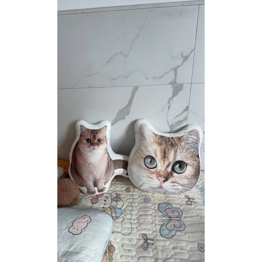 Custom Shaped Pet Photo Pillow