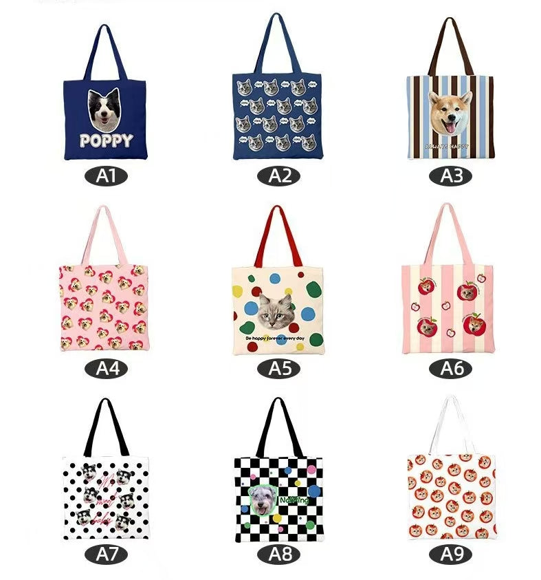 The Signature Custom Pet Photo Tote Bag