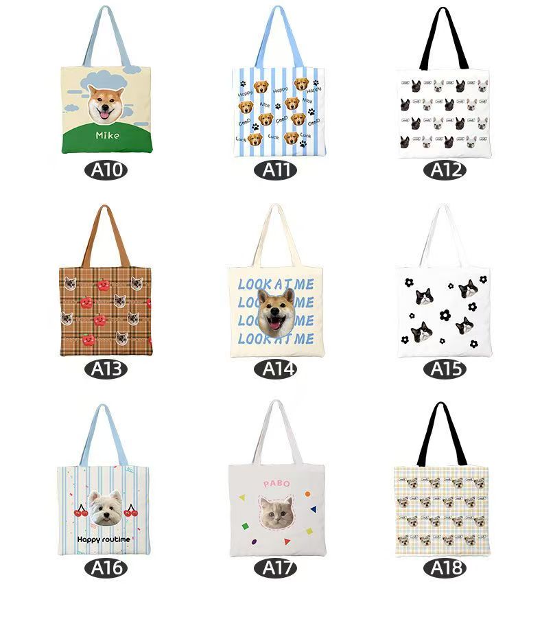 The Signature Custom Pet Photo Tote Bag
