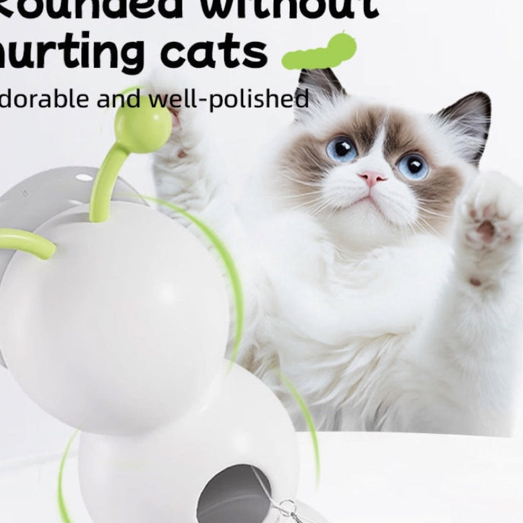Smart Motion-Activated Cat Teaser Toy