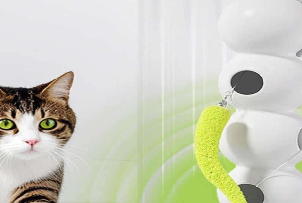 Smart Motion-Activated Cat Teaser Toy