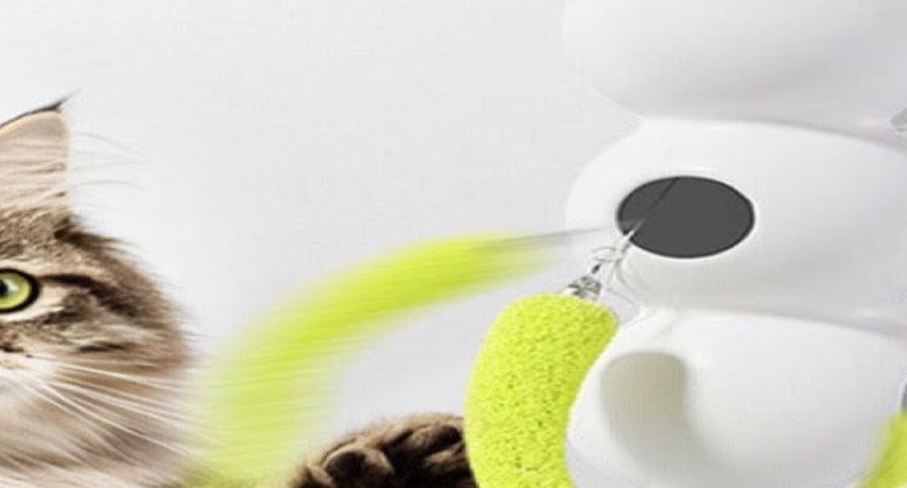 Smart Motion-Activated Cat Teaser Toy