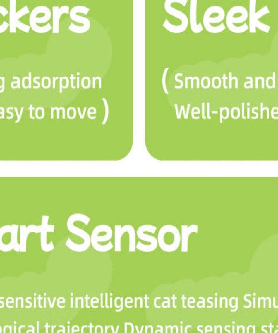 Smart Motion-Activated Cat Teaser Toy