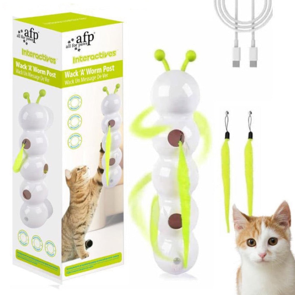 Smart Motion-Activated Cat Teaser Toy
