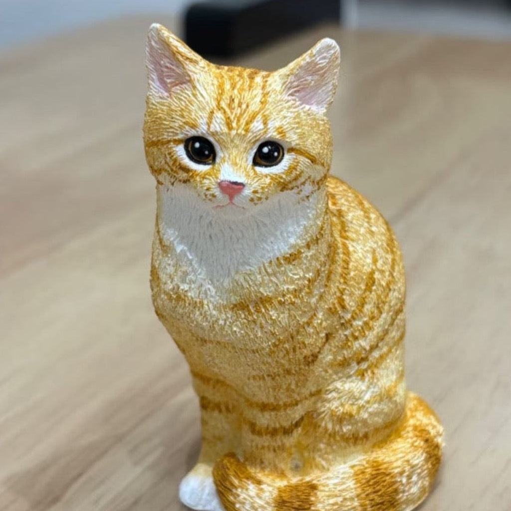 Hand-Painted Custom Gypsum Pet Sculpture